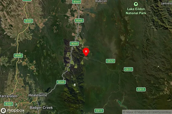 Marysville,Victoria Satellite Map