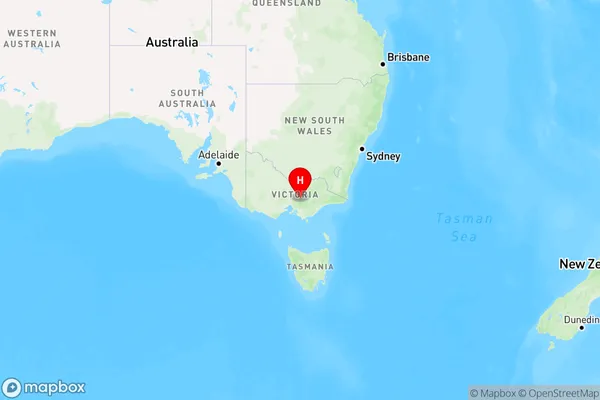 Marysville,Victoria Region Map