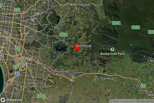 Mount Burnett,Victoria Satellite Map