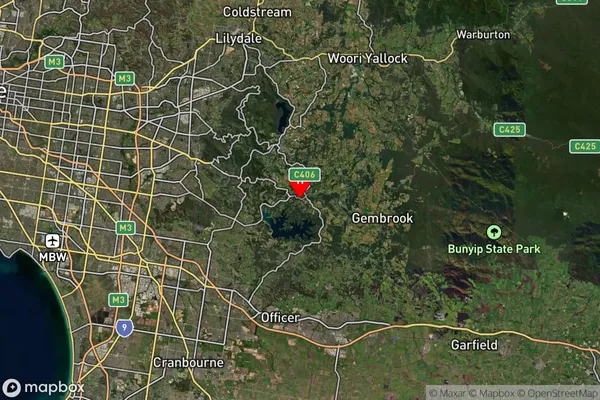 Emerald,Victoria Satellite Map