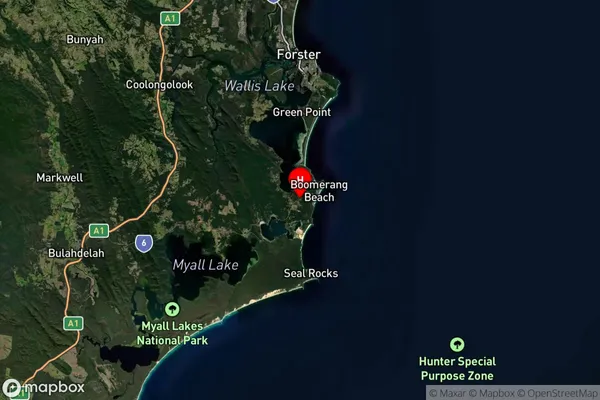 Charlotte Bay,New South Wales Satellite Map