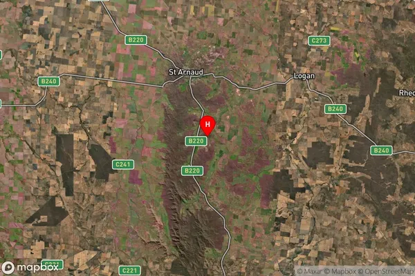 Carapooee,Victoria Satellite Map