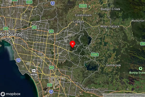 Tremont,Victoria Satellite Map