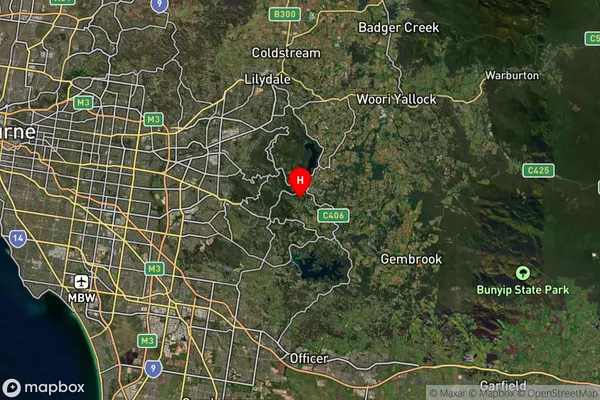 The Patch,Victoria Satellite Map