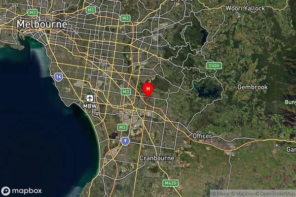 Endeavour Hills,Victoria Satellite Map