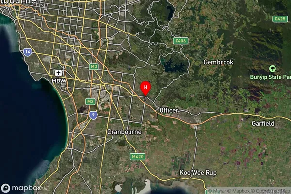 Berwick,Victoria Satellite Map