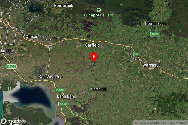 Iona,Victoria Satellite Map