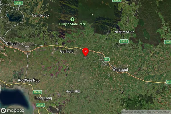 Longwarry,Victoria Satellite Map