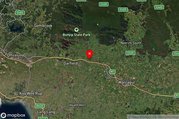 Longwarry North,Victoria Satellite Map