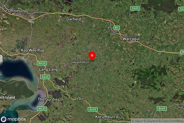 Athlone,Victoria Satellite Map