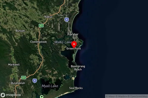 Green Point,New South Wales Satellite Map