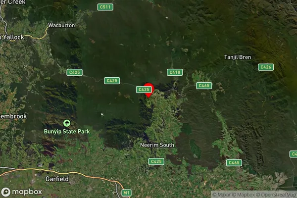 Nayook,Victoria Satellite Map