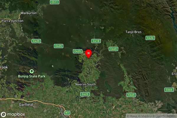 Neerim Junction,Victoria Satellite Map