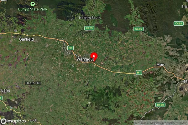 Nilma,Victoria Satellite Map