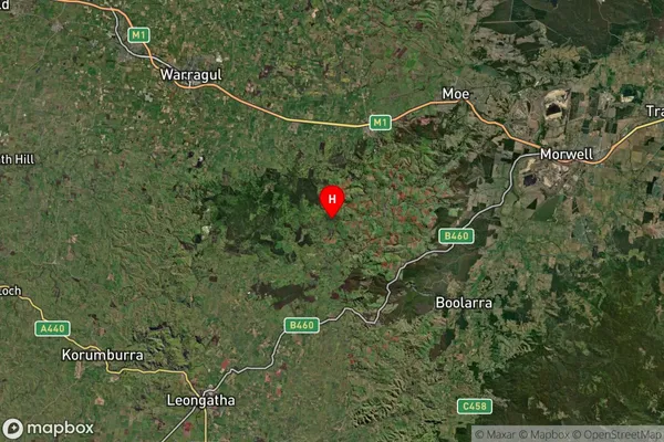 Childers,Victoria Satellite Map