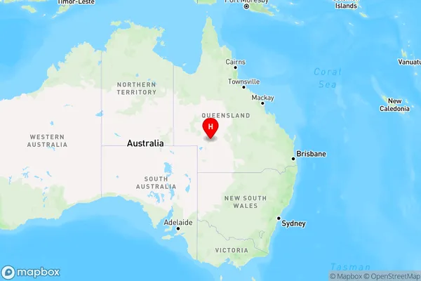 Windorah,Queensland Region Map