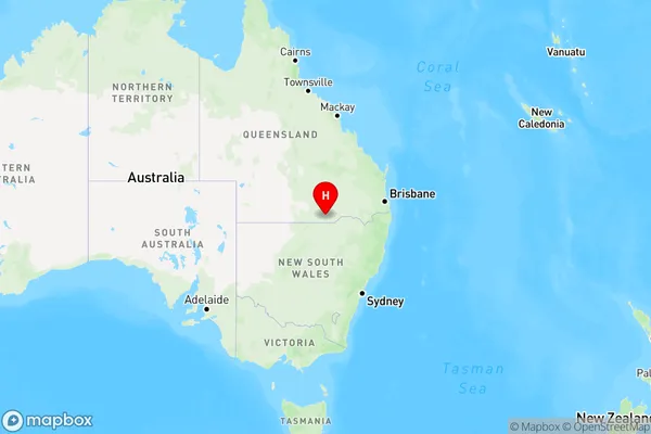 Dirranbandi,Queensland Region Map