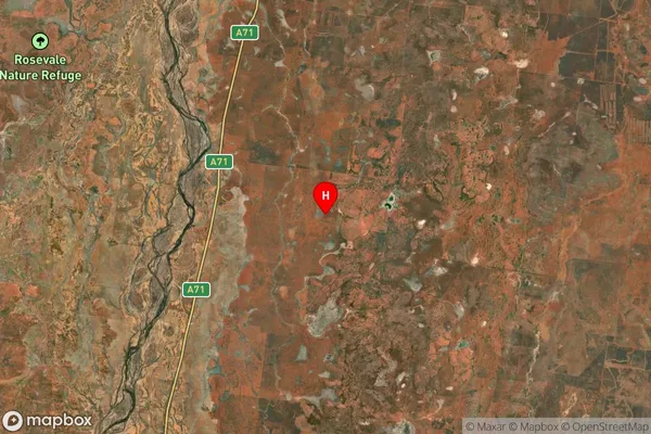 Wyandra,Queensland Satellite Map