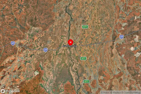 Cunnamulla,Queensland Satellite Map