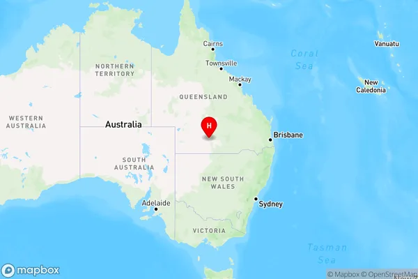 Humeburn,Queensland Region Map