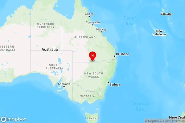 Jobs Gate,Queensland Region Map