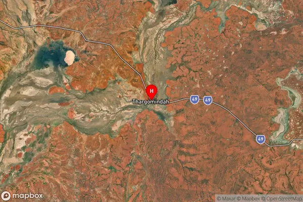 Thargomindah,Queensland Satellite Map