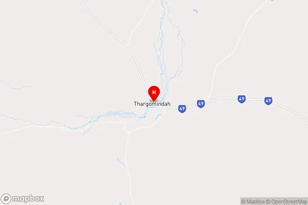 Thargomindah,Queensland Area Map