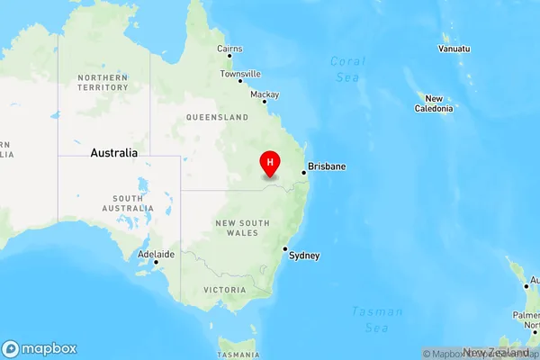 Tarawera,Queensland Region Map