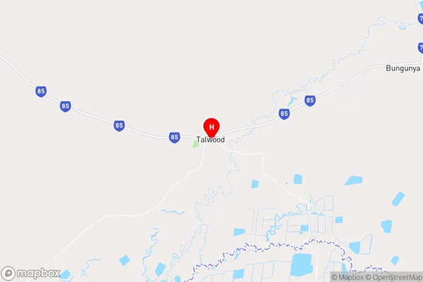 North Talwood,Queensland Area Map