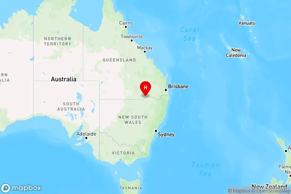 South Talwood,Queensland Region Map