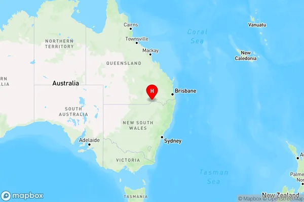 Talwood,Queensland Region Map