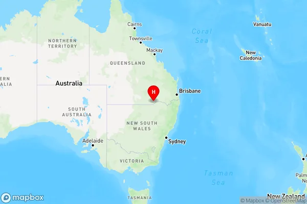 Daymar,Queensland Region Map