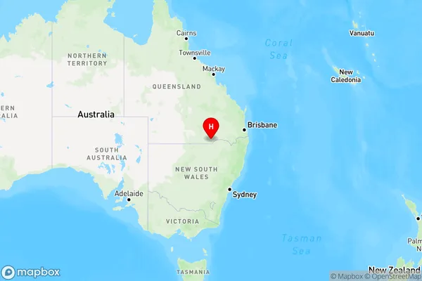 Thallon,Queensland Region Map