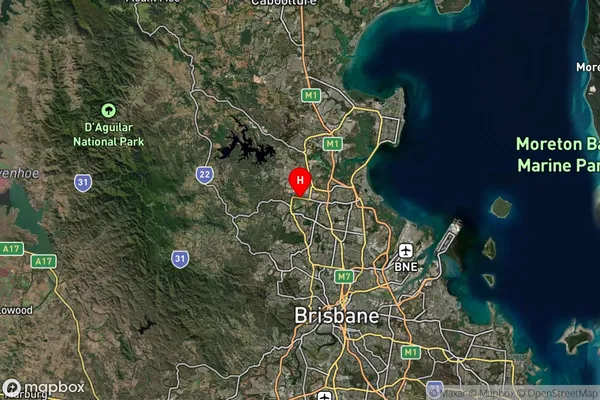 Brendale,Queensland Satellite Map