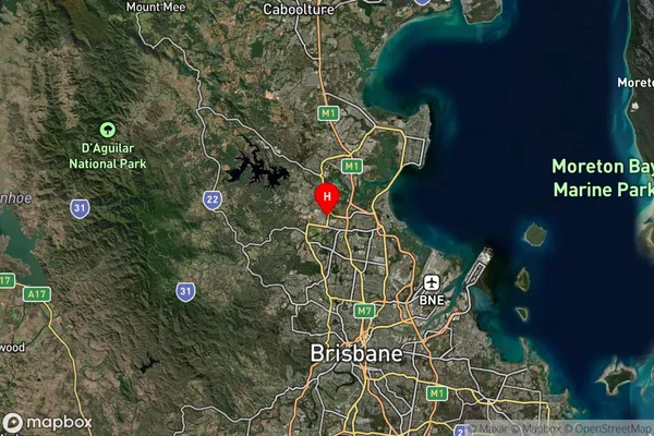 Brendale Dc,Queensland Satellite Map