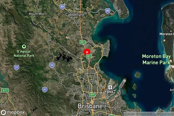 Murrumba Downs,Queensland Satellite Map