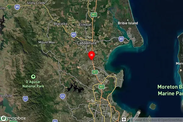 Burpengary Dc,Queensland Satellite Map