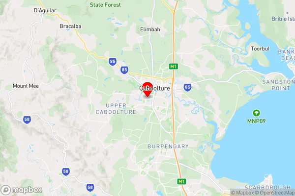 Caboolture South,Queensland Area Map