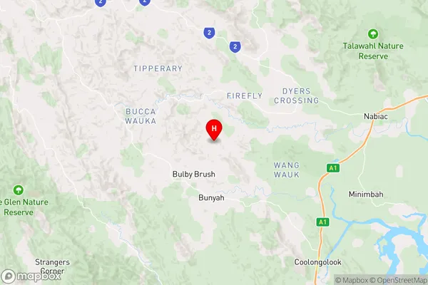 Bulby Brush,New South Wales Area Map