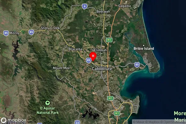 Moodlu,Queensland Satellite Map