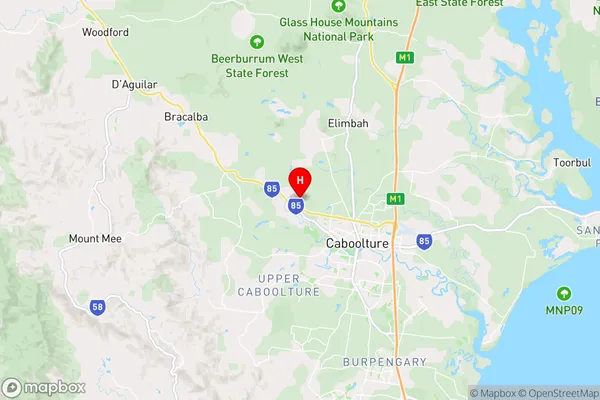 Moodlu,Queensland Area Map