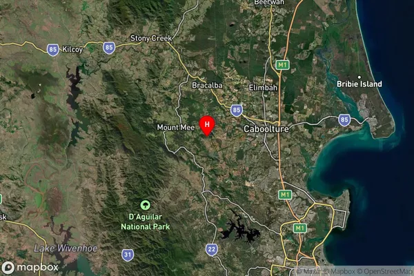 Rocksberg,Queensland Satellite Map