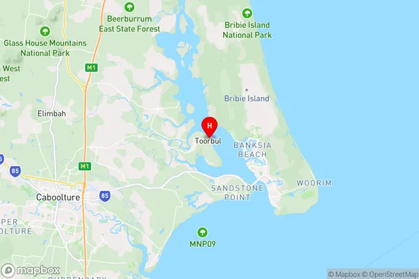 Toorbul,Queensland Area Map