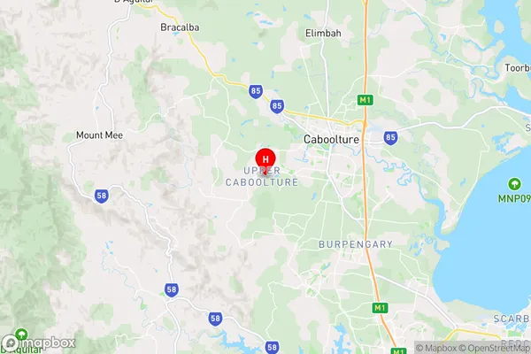 Upper Caboolture,Queensland Area Map