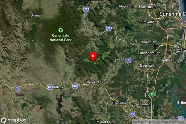 Bellthorpe,Queensland Satellite Map