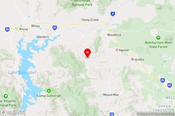 Mount Delaney,Queensland Area Map