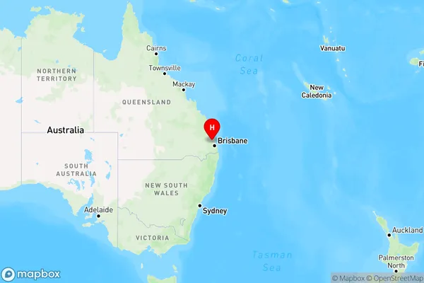 Mount Delaney,Queensland Region Map