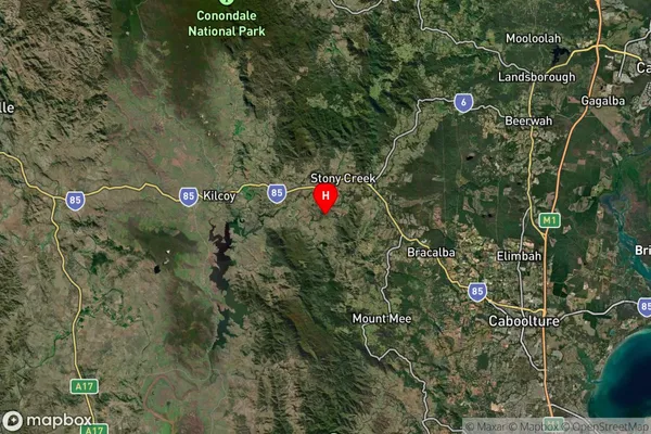 Neurum,Queensland Satellite Map