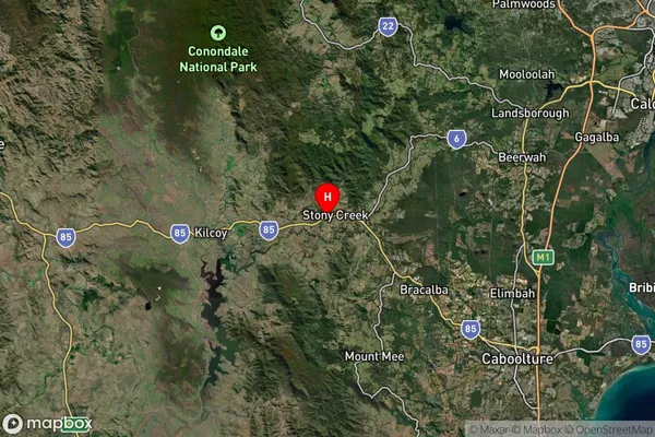 Stony Creek,Queensland Satellite Map