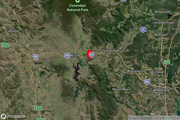 Villeneuve,Queensland Satellite Map